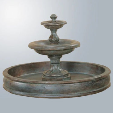 Giannini Garden Mantova Tiered Pond Outdoor Water Fountain